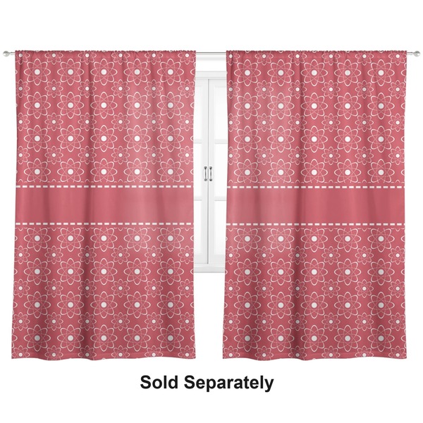 Custom Atomic Orbit Curtain Panel - Custom Size