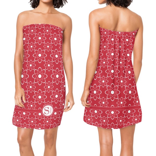 Atomic Orbit Custom Bath Wrap - Front & Back View