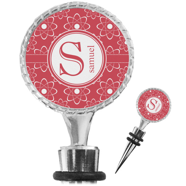 Custom Atomic Orbit Wine Bottle Stopper (Personalized)