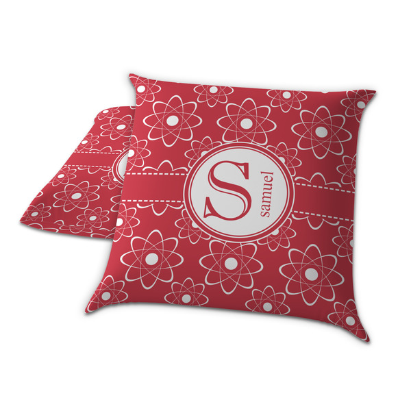 Atomic Orbit Decorative Pillow Case - TWO