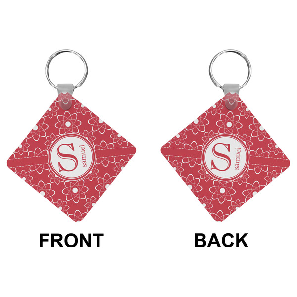 Atomic Orbit Diamond Keychain (Front + Back)