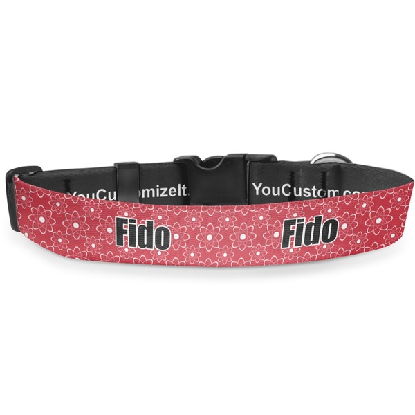 Custom Atomic Orbit Deluxe Dog Collar - Extra Large (16" to 27") (Personalized)