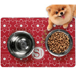 Atomic Orbit Dog Food Mat - Small w/ Name and Initial