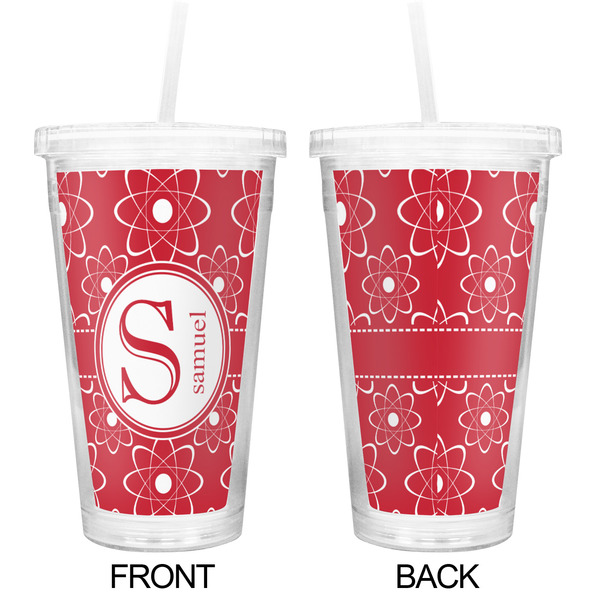 Atomic Orbit Double Wall Tumbler with Straw - Approval