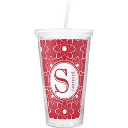 Atomic Orbit Double Wall Tumbler with Straw (Personalized)