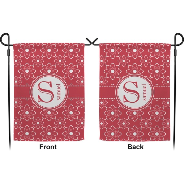 Atomic Orbit Garden Flag - Double Sided Front and Back