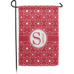 Atomic Orbit Small Garden Flag - Single Sided w/ Name and Initial