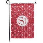 Atomic Orbit Small Garden Flag - Double Sided w/ Name and Initial