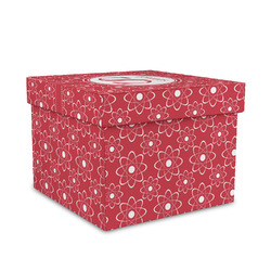 Atomic Orbit Gift Box with Lid - Canvas Wrapped - Medium (Personalized)