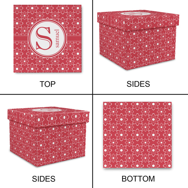 Atomic Orbit Gift Boxes with Lid - Canvas Wrapped - X-Large - Approval