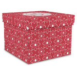 Atomic Orbit Gift Box with Lid - Canvas Wrapped - XX-Large (Personalized)