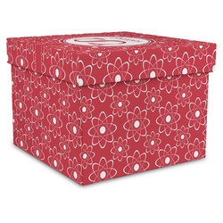 Atomic Orbit Gift Box with Lid - Canvas Wrapped - XX-Large (Personalized)