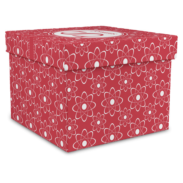 Custom Atomic Orbit Gift Box with Lid - Canvas Wrapped - XX-Large (Personalized)
