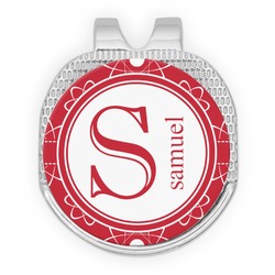 Atomic Orbit Golf Ball Marker - Hat Clip - Silver