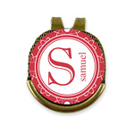 Atomic Orbit Golf Ball Marker - Hat Clip - Gold