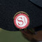 Atomic Orbit Golf Ball Marker Hat Clip - Gold - On Hat