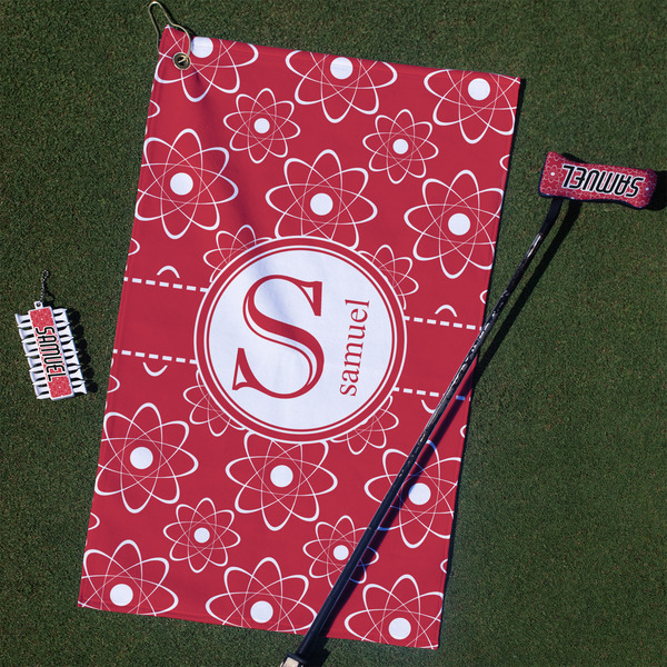 Custom Atomic Orbit Golf Towel Gift Set (Personalized)