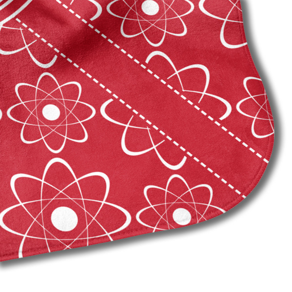Atomic Orbit Hooded Baby Towel- Detail Corner