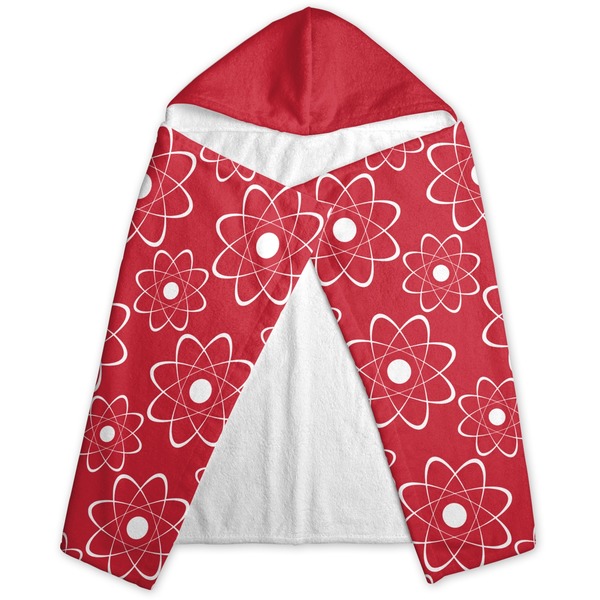 Atomic Orbit Hooded Towel - Folded