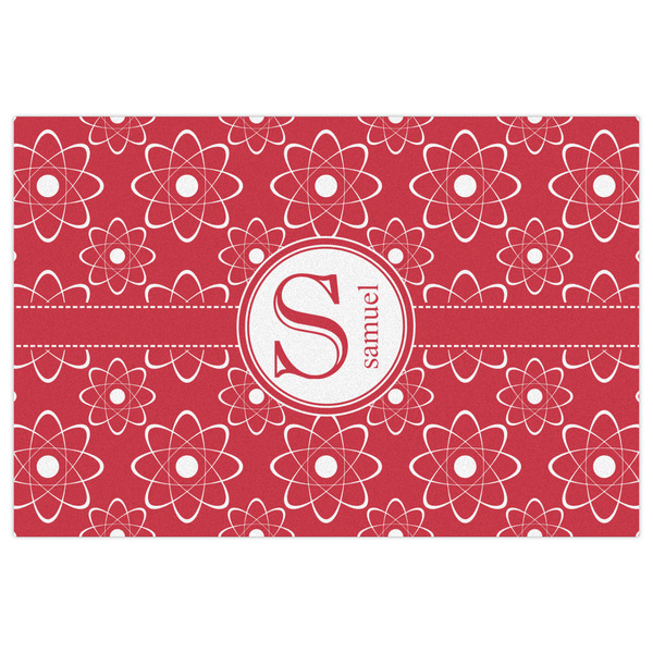 Atomic Orbit Indoor / Outdoor Rug - 4'x6' - Front Flat