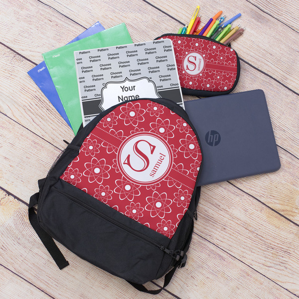 Atomic Orbit Large Backpack - Black - With Stuff