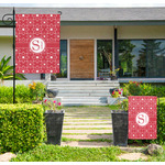 Atomic Orbit Large Garden Flag - Single Sided (Personalized)