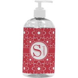 Atomic Orbit Plastic Soap / Lotion Dispenser (16 oz - Large - White) (Personalized)