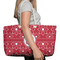 Atomic Orbit Large Rope Tote Bag - In Context View