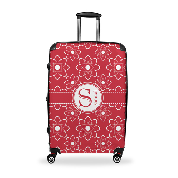 Custom Atomic Orbit Suitcase - 28" Large - Checked w/ Name and Initial
