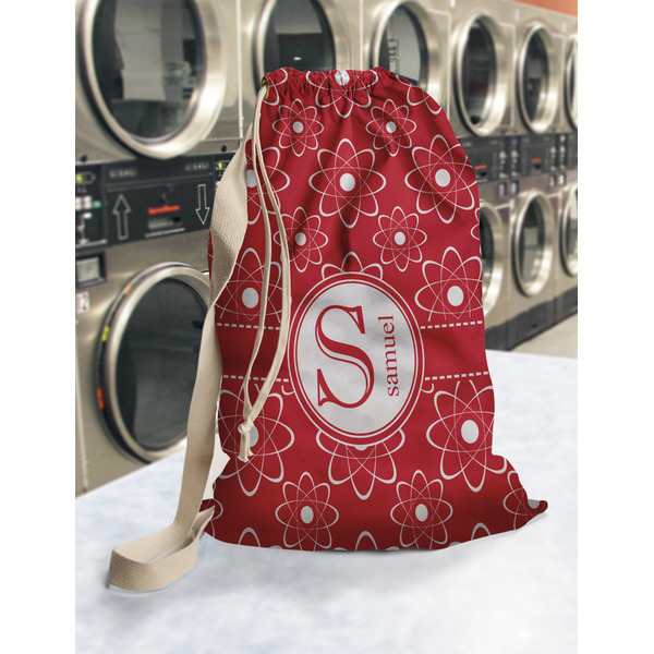 Atomic Orbit Laundry Bag in Laundromat