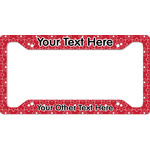 Atomic Orbit License Plate Frame - Style A (Personalized)
