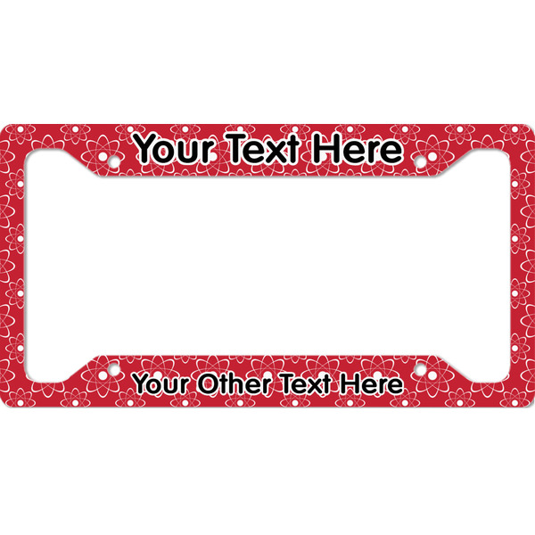 Custom Atomic Orbit License Plate Frame (Personalized)