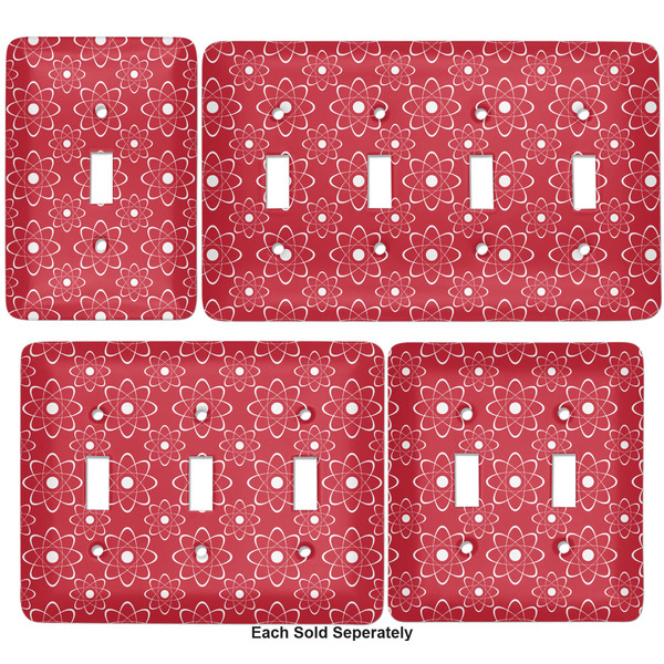 Atomic Orbit Light Switch Covers all sizes