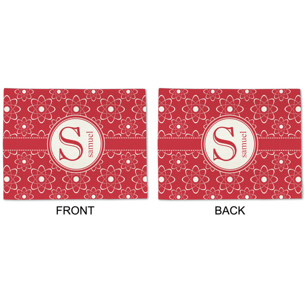 Atomic Orbit Linen Placemat - APPROVAL (double sided)