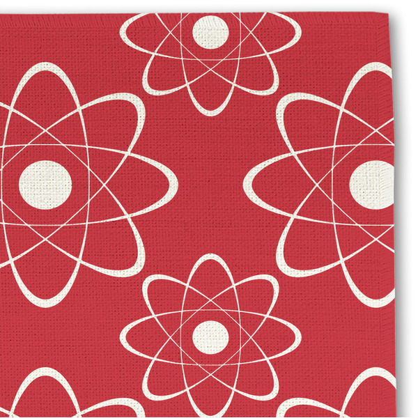 Atomic Orbit Linen Placemat - DETAIL