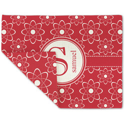 Atomic Orbit Double-Sided Linen Placemat - Single w/ Name and Initial
