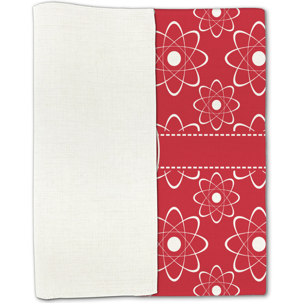 Atomic Orbit Linen Placemat - Folded Half