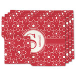 Atomic Orbit Linen Placemat w/ Name and Initial