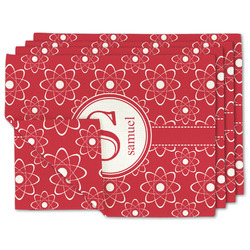 Atomic Orbit Linen Placemat w/ Name and Initial