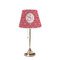 Atomic Orbit Poly Film Empire Lampshade - On Stand