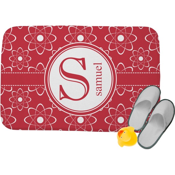 Custom Atomic Orbit Memory Foam Bath Mat - 34"x21" (Personalized)