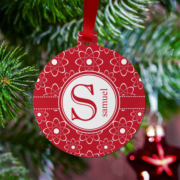 Atomic Orbit Metal Ball Ornament - Lifestyle