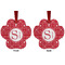 Atomic Orbit Metal Paw Ornament - Front and Back