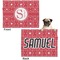 Atomic Orbit Microfleece Dog Blanket - Regular - Front & Back