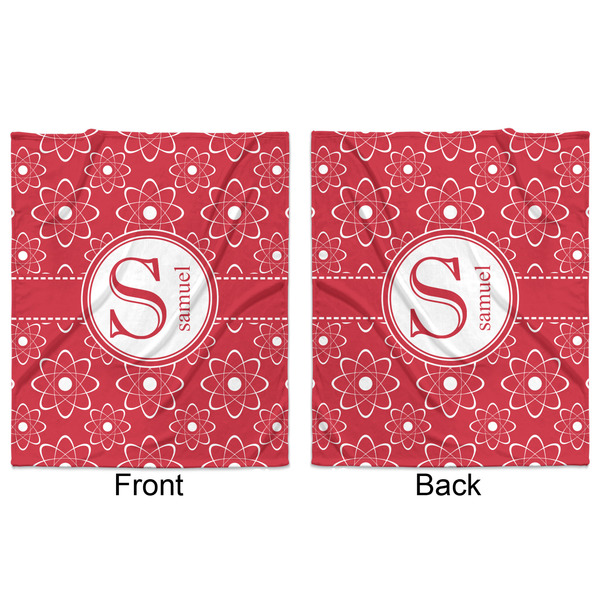 Atomic Orbit Minky Blanket - 50"x60" - Double Sided - Front & Back