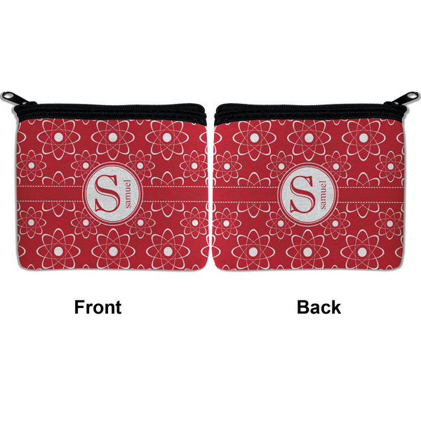 Atomic Orbit Neoprene Coin Purse - Front & Back (APPROVAL)