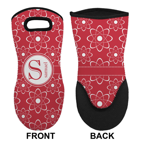 Atomic Orbit Neoprene Oven Mitt (Front & Back)