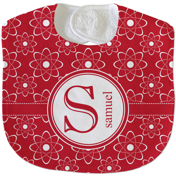 Atomic Orbit New Baby Bib - Closed and Folded