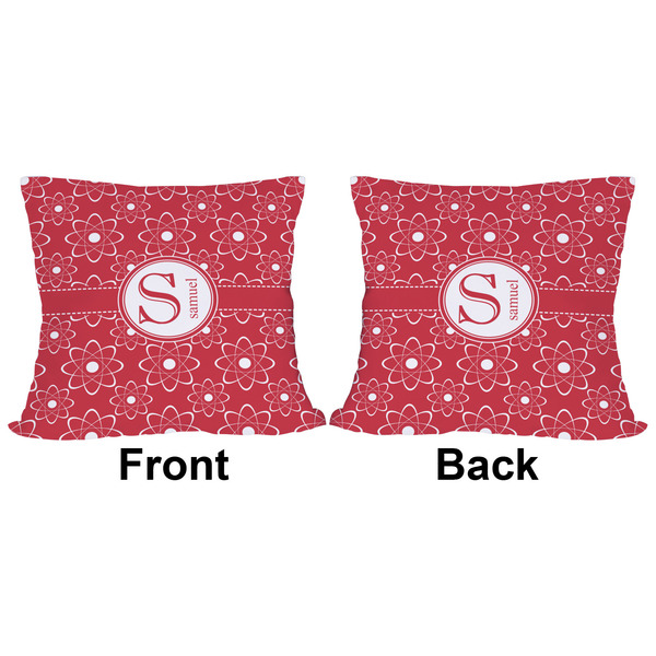 Atomic Orbit Outdoor Pillow - 16x16