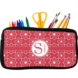 Atomic Orbit Neoprene Pencil Case - Small w/ Name and Initial